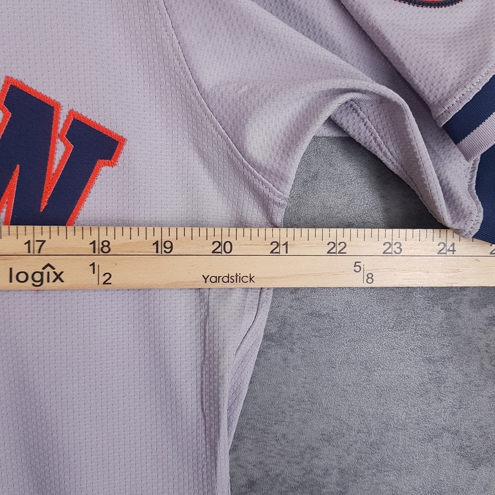 NIKE Authentic Houston Astros Vapor Elite Baseball Jersey Mens 40 MEDIUM Grey - Picture 9 of 10